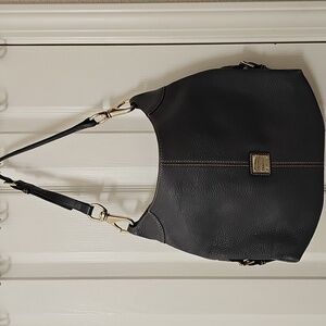 Dooney & Bourke Gray Leather Shoulder Bag